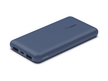 Belkin BoostCharge - Powerbank - 10000 mAh - 18 Watt - 3 Ausgabeanschlussstellen (24 pin USB-C, 2 x USB)