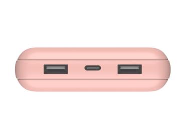 Belkin BoostCharge - Powerbank - 20000 mAh - 15 Watt - 3 A - 3 Ausgabeanschlussstellen (24 pin USB-C, 2 x USB)
