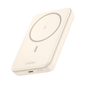 Ugreen Mini Powerbank Wireless 20W with MagSafe white - Weiß 25208 - Batterie - Mini (AAAA)