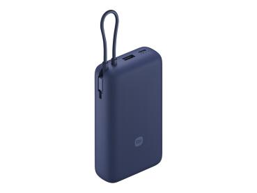 Xiaomi PB2030MI - Powerbank - integriertes Kabel - 20000 mAh - 75.48 Wh - 33 Watt - 3 A - Fast Charge - 3 Ausg