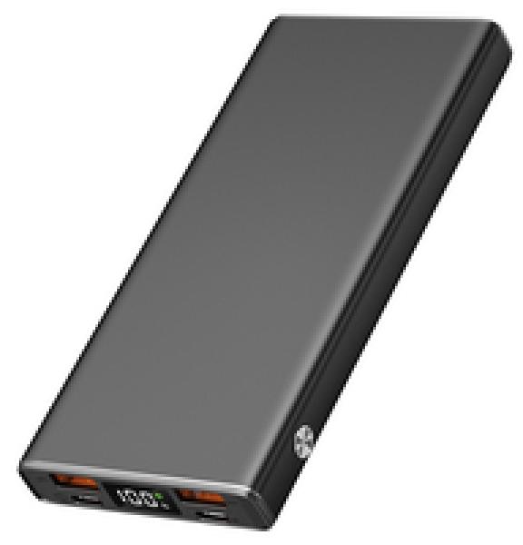 2GO Powerbank USB-C Aluminium - Batterie - 10.000 mAh