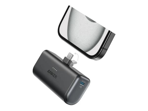 Anker Innovations Anker Nano - Powerbank - 5000 mAh - 22.5 Watt - 3 A - IQ 3.0 - 2 Ausgabeanschlussstellen (24