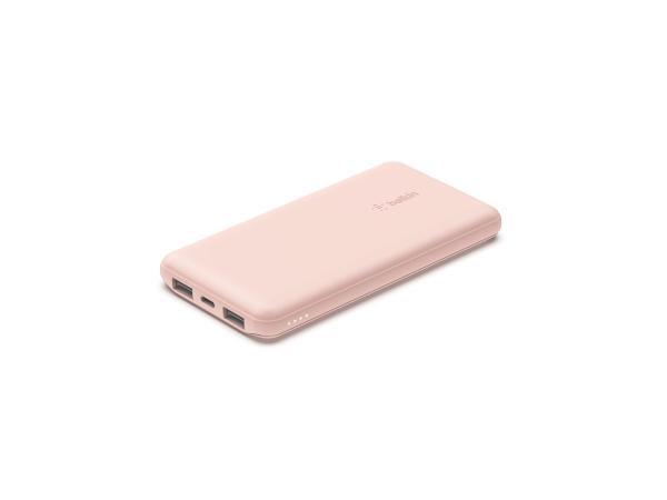Belkin BoostCharge - Powerbank - 10000 mAh - 18 Watt - 3 Ausgabeanschlussstellen (24 pin USB-C, 2 x USB)