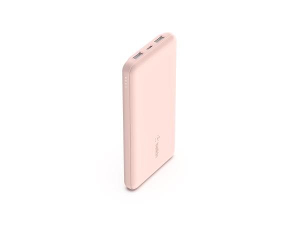Belkin BoostCharge - Powerbank - 10000 mAh - 18 Watt - 3 Ausgabeanschlussstellen (24 pin USB-C, 2 x USB)