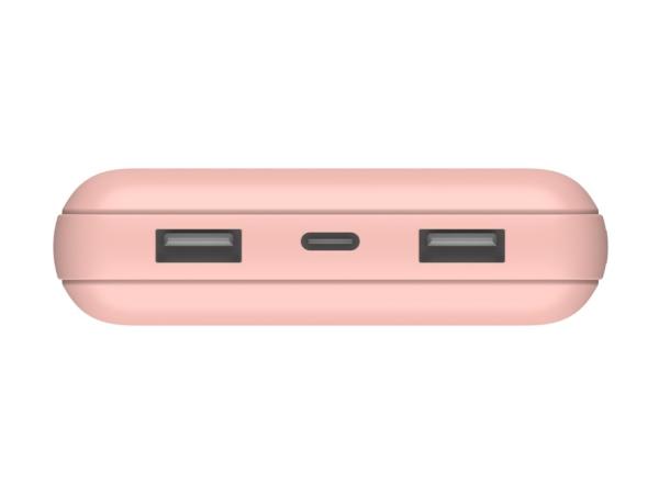 Belkin BoostCharge - Powerbank - 20000 mAh - 15 Watt - 3 A - 3 Ausgabeanschlussstellen (24 pin USB-C, 2 x USB)