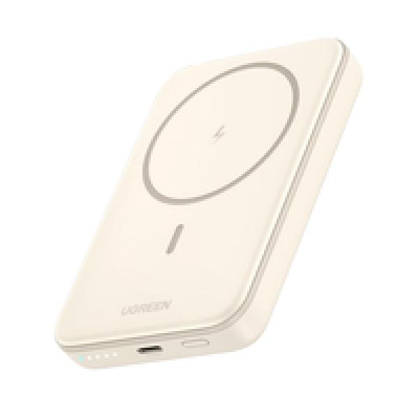 Ugreen Mini Powerbank Wireless 20W with MagSafe white - Weiß 25208 - Batterie - Mini (AAAA)