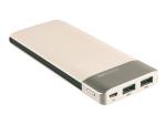 Ultron Realpower PB-8000 Fashion - Powerbank - 8000 mAh - 2 A - 2 Ausgabeanschlussstellen (USB)